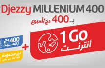 Djezzy lance l’offre Millenium 400